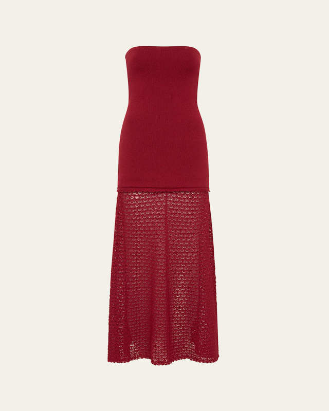 Romy Strapless Knit Maxi Dress